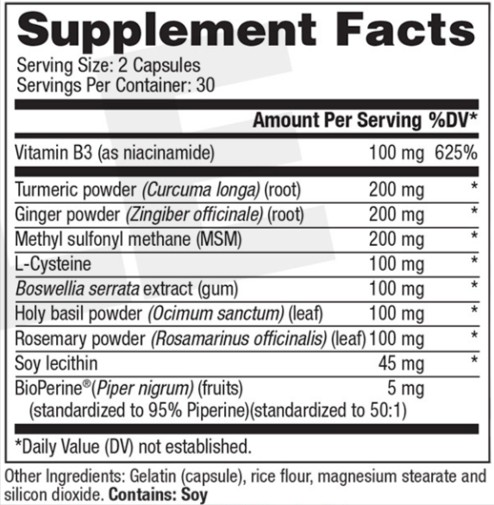 Joint N-11 Supplement Fact