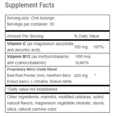 CirCO2 Supplement Fact